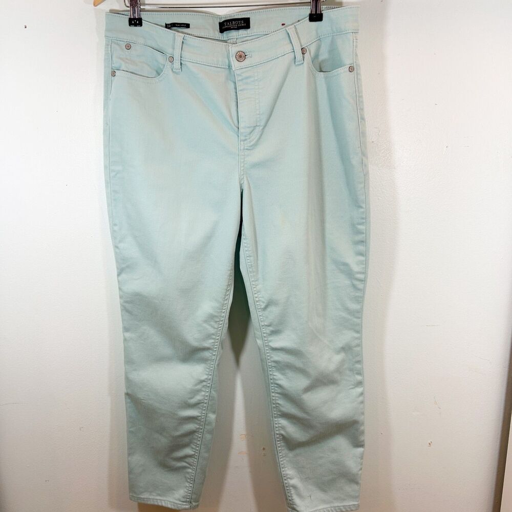 Talbots Flawless Five-Pocket Slim Ankle Size 14P Cottagecore Classic